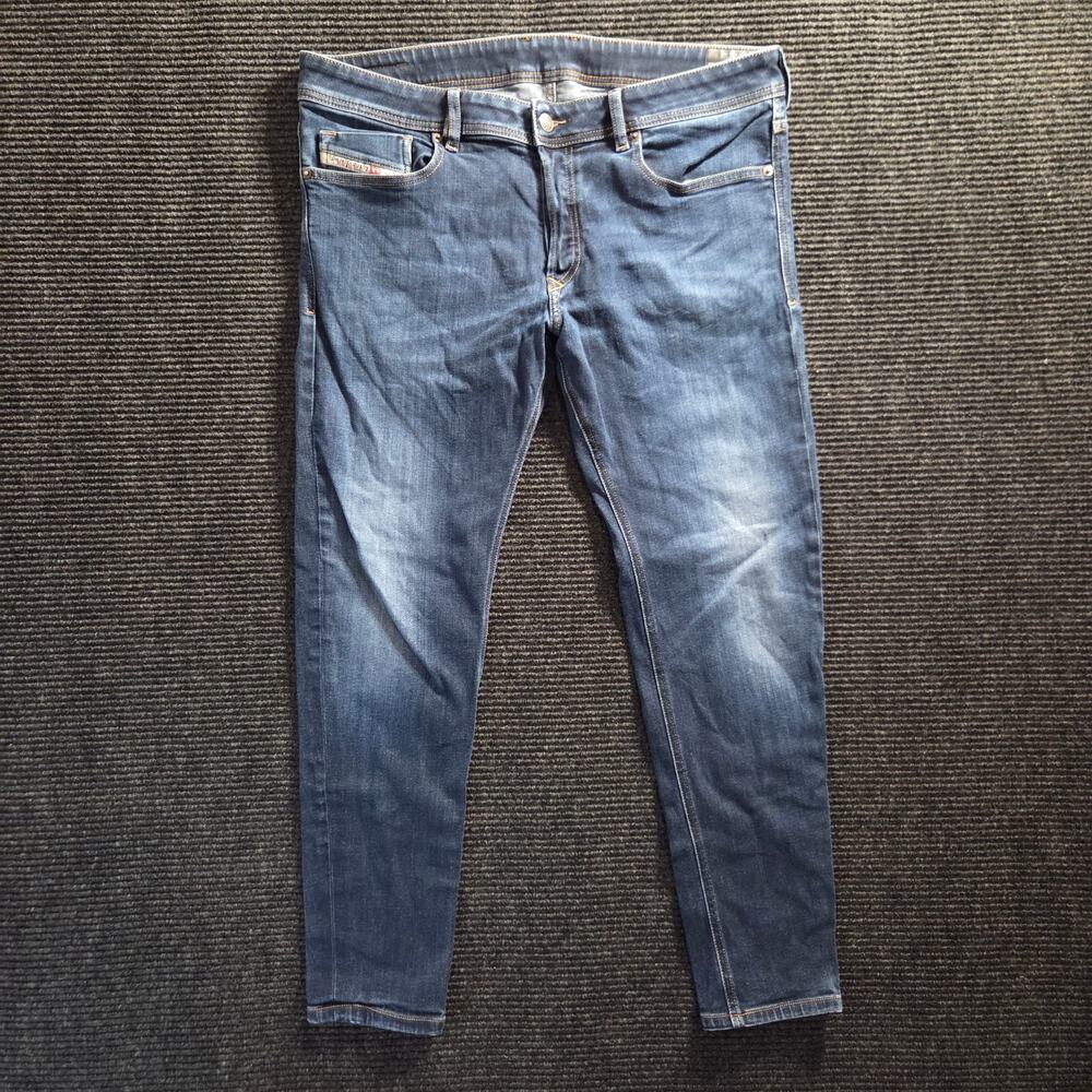 Diesel Sleenker Jeans W36 L32 Medium Blue Wash